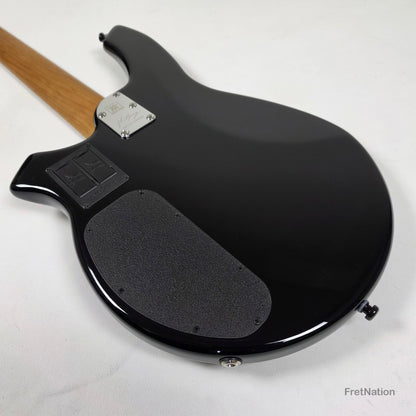 Music Man Ernie Ball Music Man John Myung Bongo HH 6-String Bass Black 8.56lbs S08050 - Pre-Owned