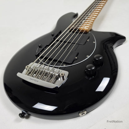 Music Man Ernie Ball Music Man John Myung Bongo HH 6-String Bass Black 8.56lbs S08050 - Pre-Owned