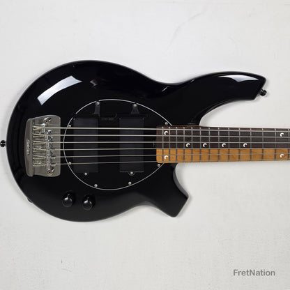 Music Man Ernie Ball Music Man John Myung Bongo HH 6-String Bass Black 8.56lbs S08050 - Pre-Owned