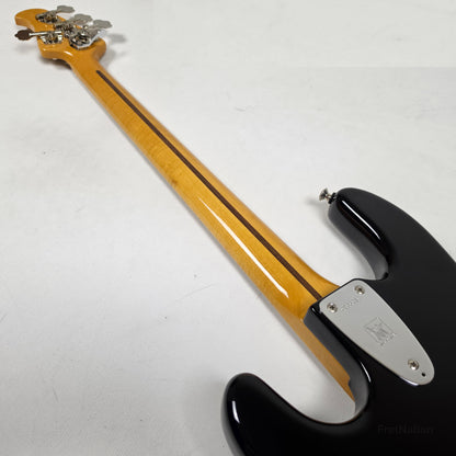 Ernie Ball Music Man StingRay Retro 70s 4-String Bass Black 9.38lbs CB00213 - Pre-Owned
