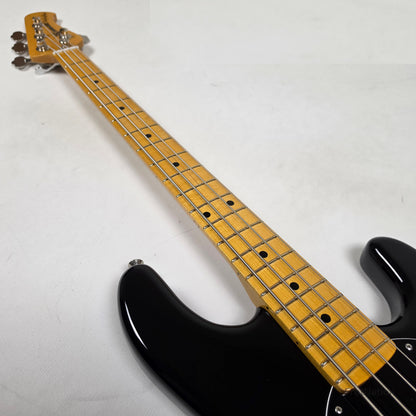 Ernie Ball Music Man StingRay Retro 70s 4-String Bass Black 9.38lbs CB00213 - Pre-Owned