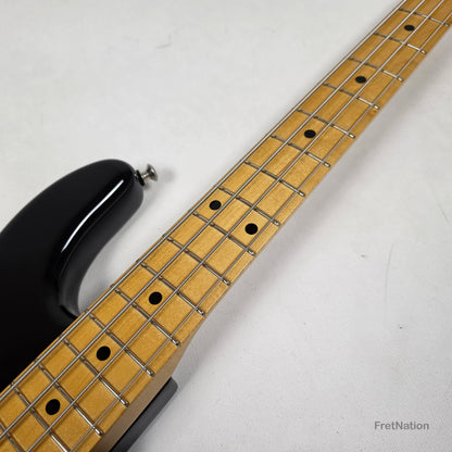 Ernie Ball Music Man StingRay Retro 70s 4-String Bass Black 9.38lbs CB00213 - Pre-Owned