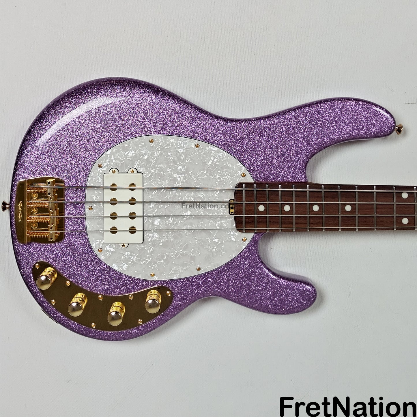 Music Man Ernie Ball Music Man StingRay Special 4-String Bass Amethyst Sparkle SR4H 8.16lbs F91387 - Pre-Owned