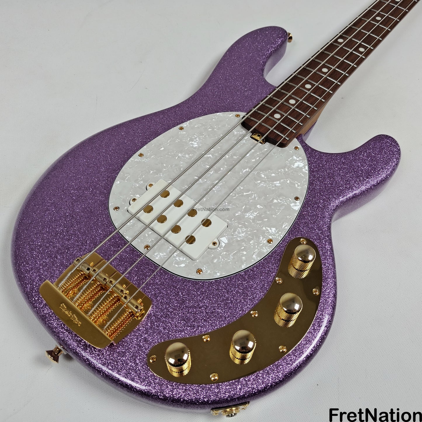 Music Man Ernie Ball Music Man StingRay Special 4-String Bass Amethyst Sparkle SR4H 8.16lbs F91387 - Pre-Owned