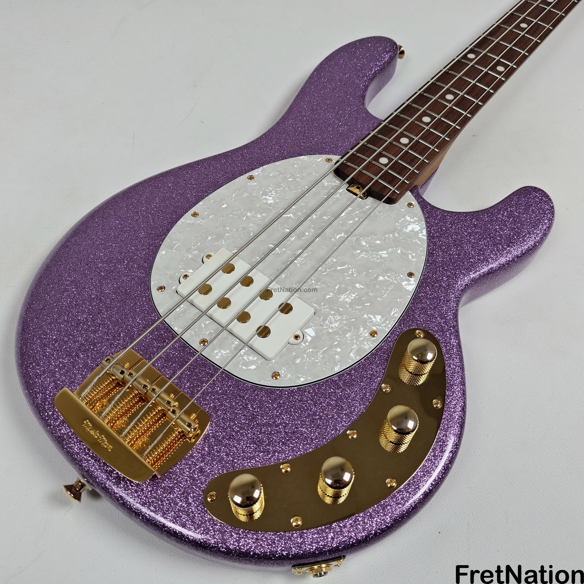 Music Man Ernie Ball Music Man StingRay Special 4-String Bass Amethyst Sparkle SR4H 8.16lbs F91387 - Pre-Owned