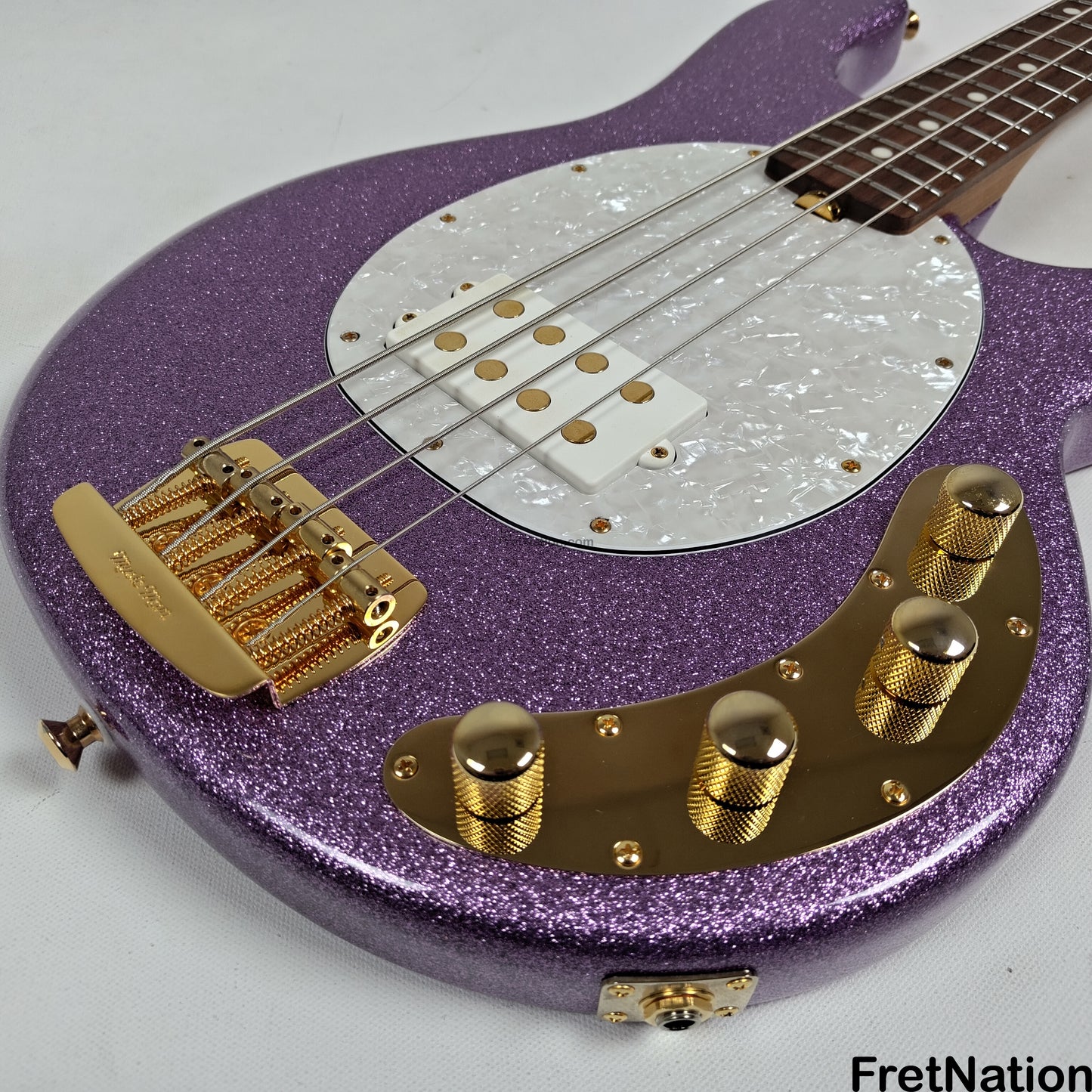 Music Man Ernie Ball Music Man StingRay Special 4-String Bass Amethyst Sparkle SR4H 8.16lbs F91387 - Pre-Owned