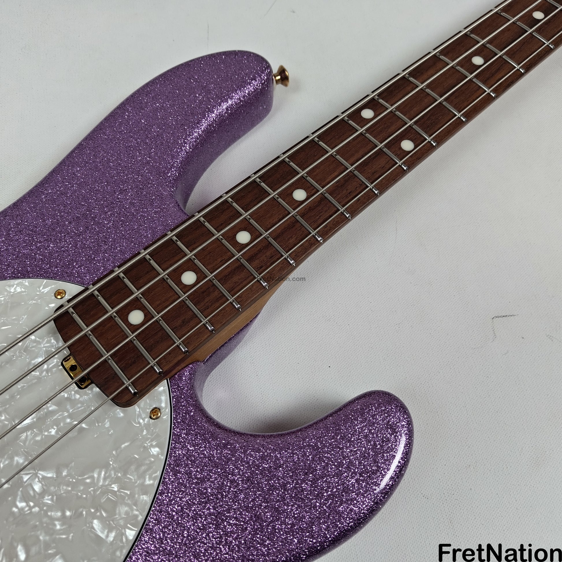 Music Man Ernie Ball Music Man StingRay Special 4-String Bass Amethyst Sparkle SR4H 8.16lbs F91387 - Pre-Owned