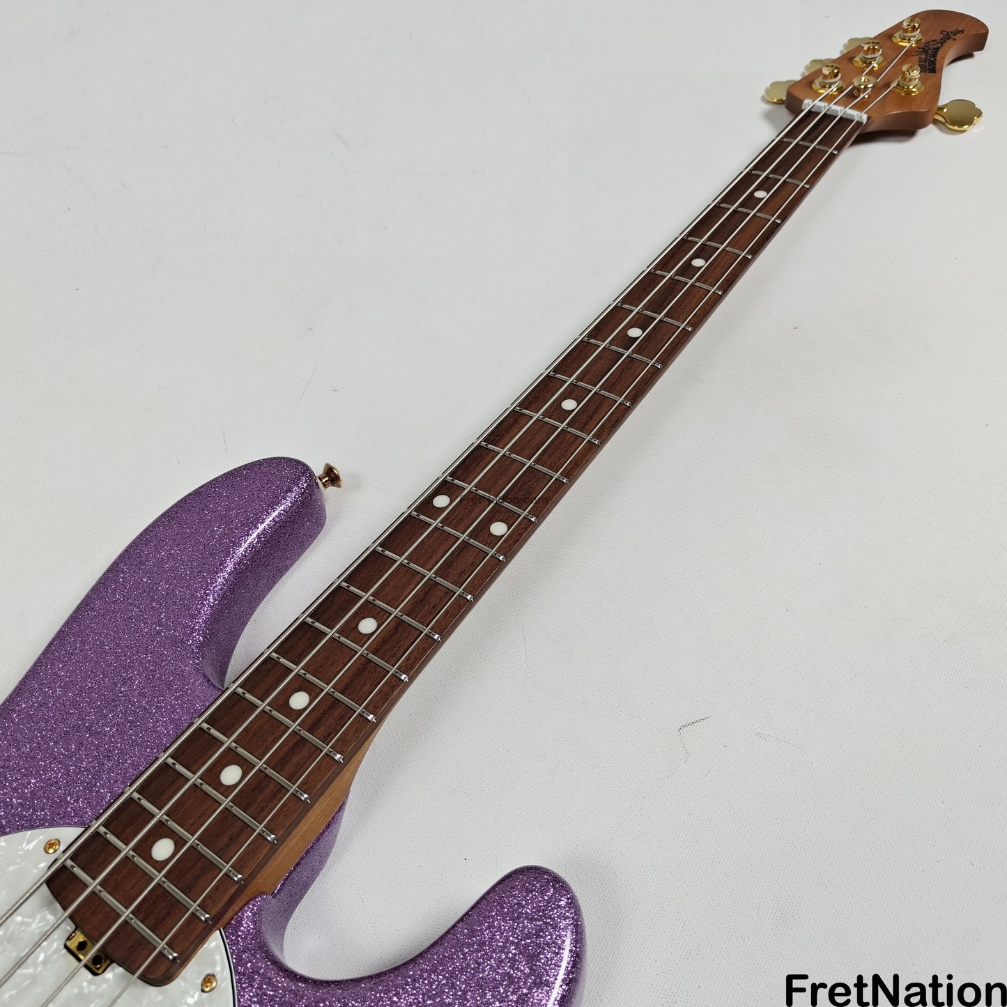 Music Man Ernie Ball Music Man StingRay Special 4-String Bass Amethyst Sparkle SR4H 8.16lbs F91387 - Pre-Owned
