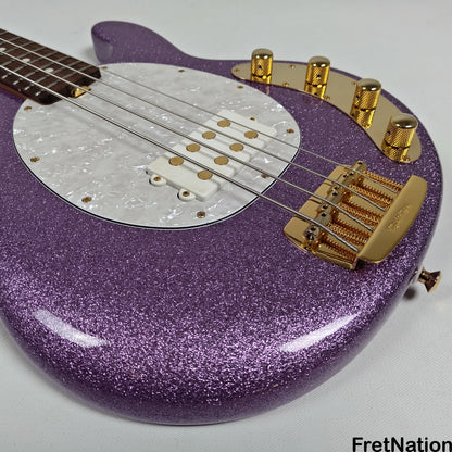 Music Man Ernie Ball Music Man StingRay Special 4-String Bass Amethyst Sparkle SR4H 8.16lbs F91387 - Pre-Owned