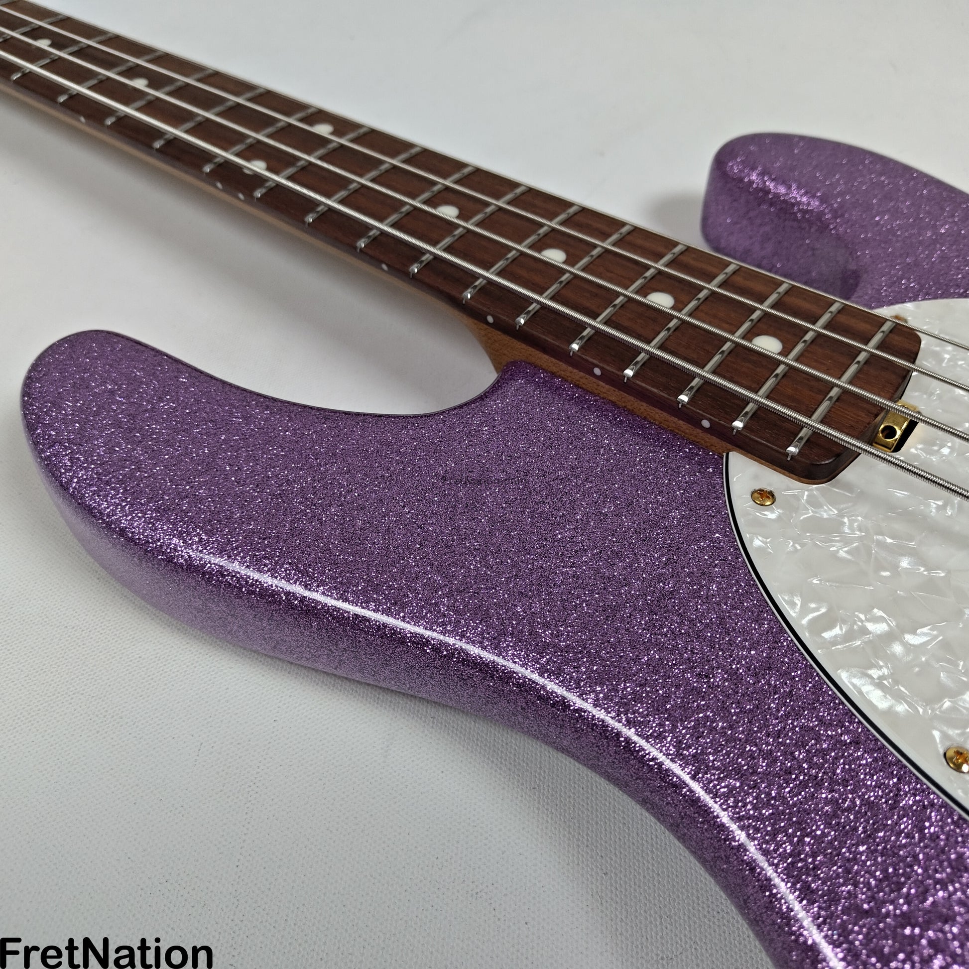 Music Man Ernie Ball Music Man StingRay Special 4-String Bass Amethyst Sparkle SR4H 8.16lbs F91387 - Pre-Owned