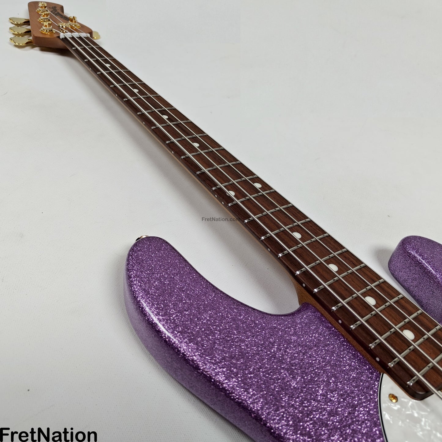 Music Man Ernie Ball Music Man StingRay Special 4-String Bass Amethyst Sparkle SR4H 8.16lbs F91387 - Pre-Owned