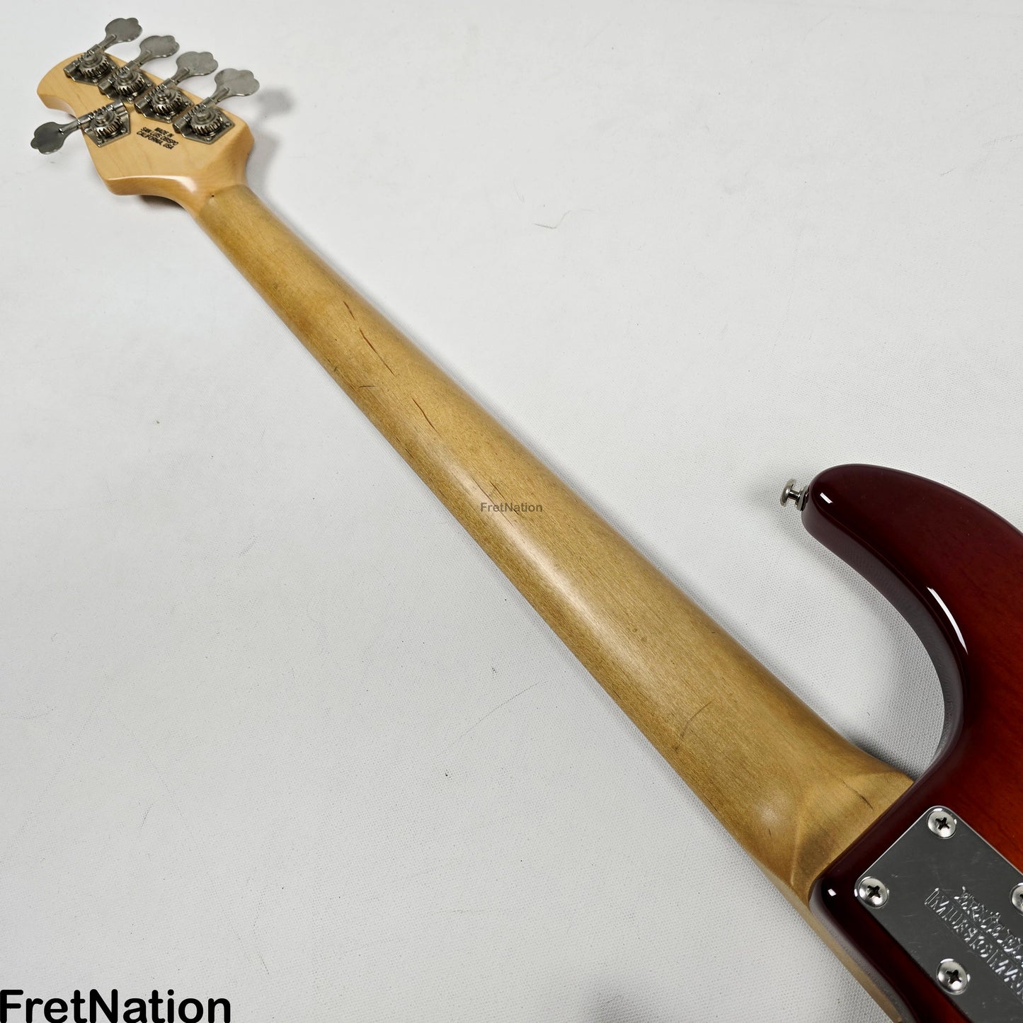 Fret Nation Ernie Ball Music Man Stingray 5-String Bass Sunburst SR5H 9.94lbs E03143 Pre-Owned