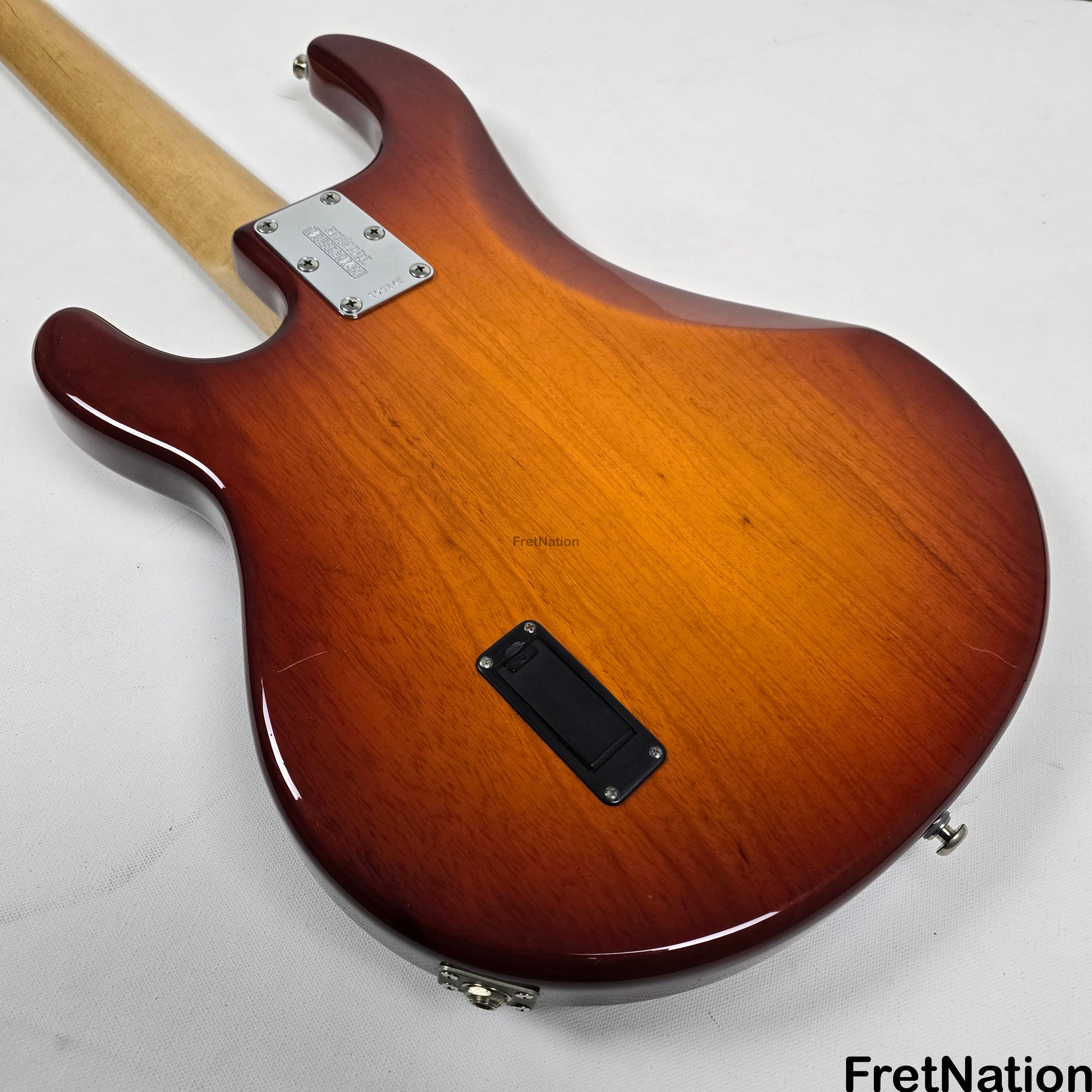 Fret Nation Ernie Ball Music Man Stingray 5-String Bass Sunburst SR5H 9.94lbs E03143 Pre-Owned