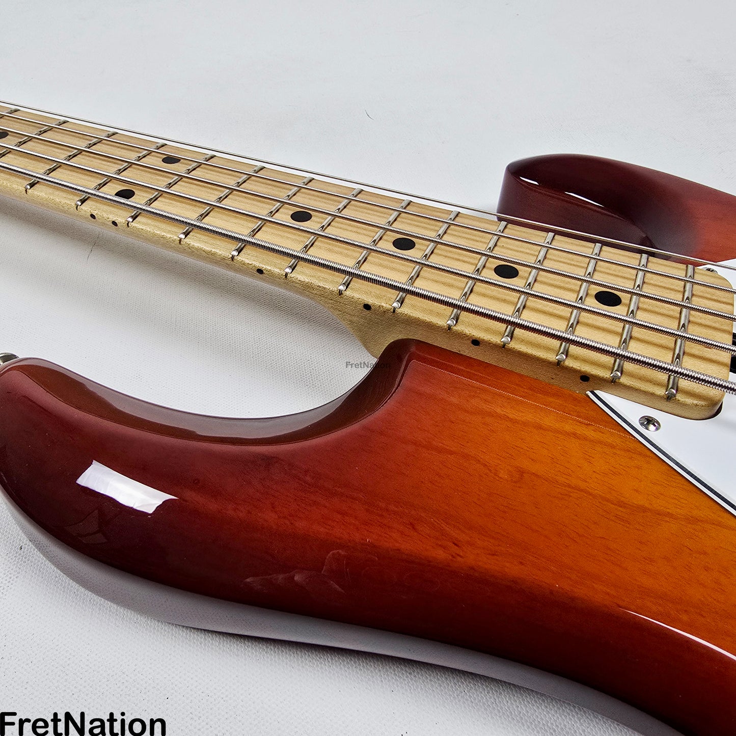 Fret Nation Ernie Ball Music Man Stingray 5-String Bass Sunburst SR5H 9.94lbs E03143 Pre-Owned