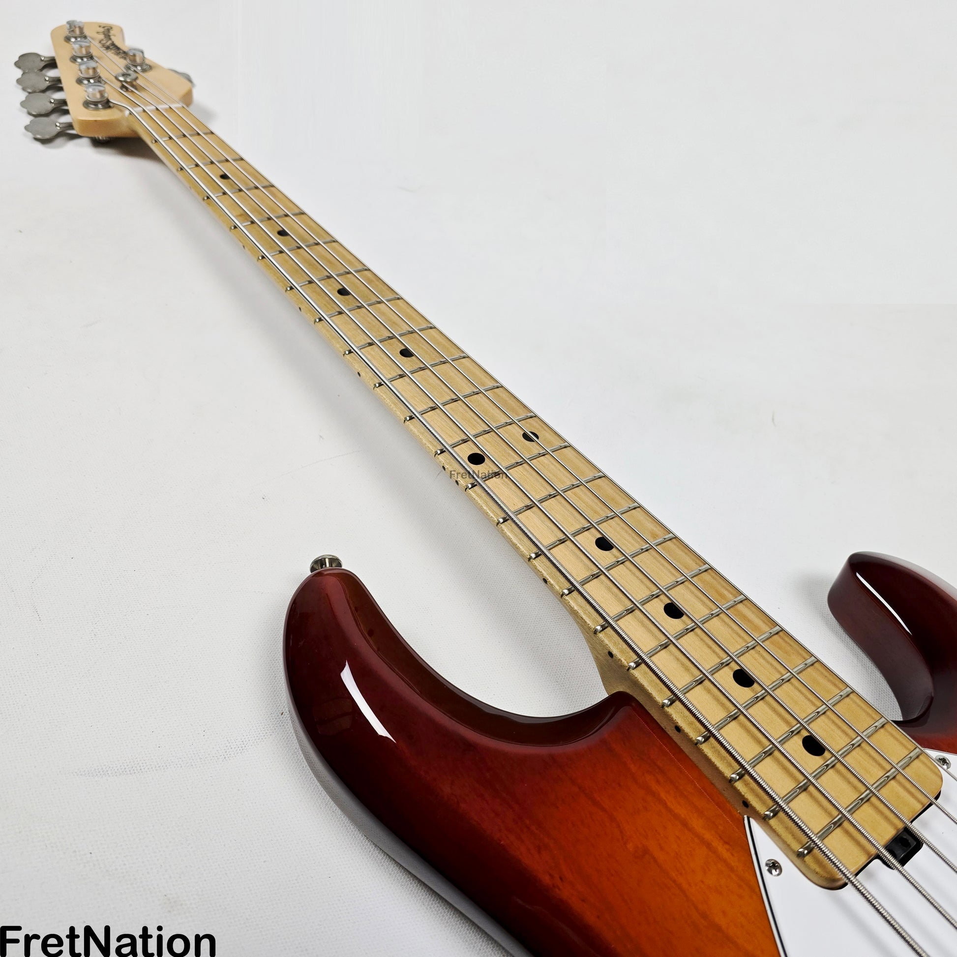 Fret Nation Ernie Ball Music Man Stingray 5-String Bass Sunburst SR5H 9.94lbs E03143 Pre-Owned