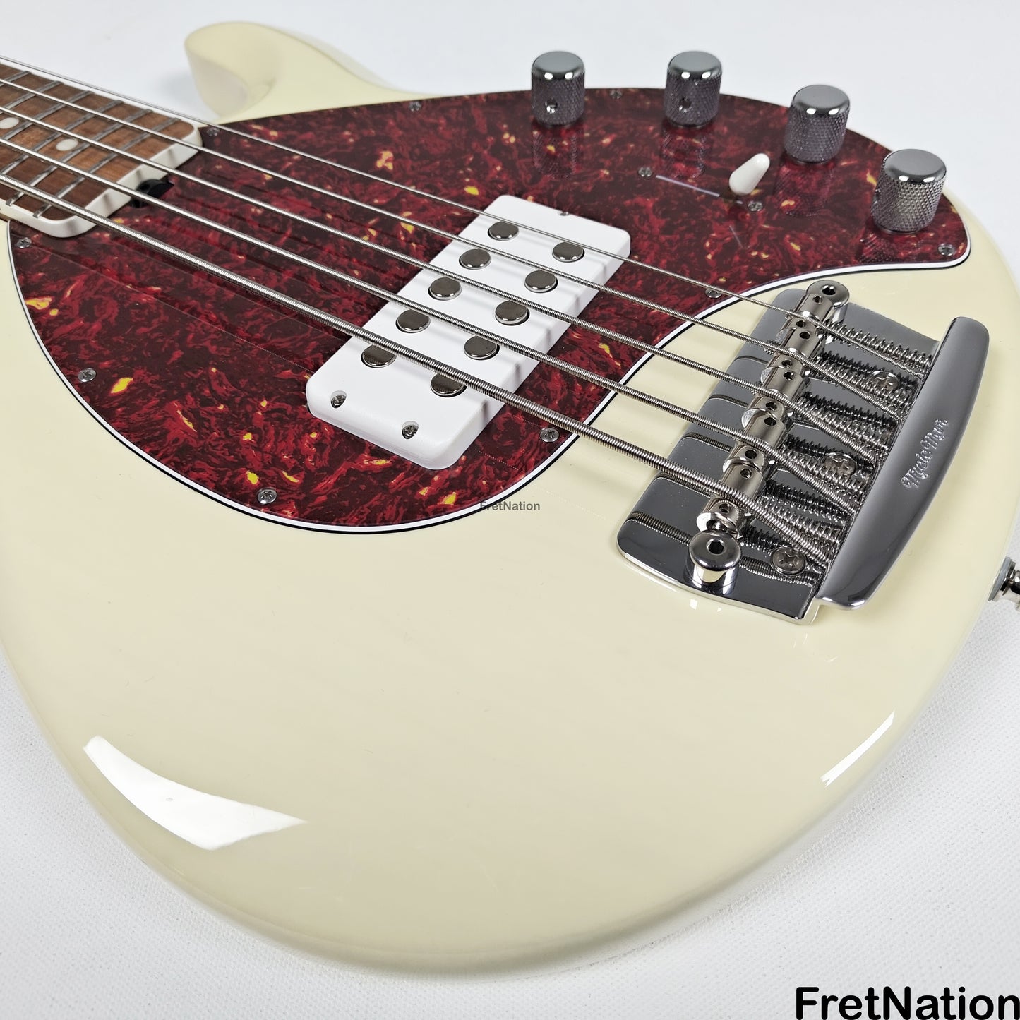 Fret Nation Ernie Ball Music Man Stingray 5-String Bass 30th Anniversary 10.46lbs E42813 - Pre-Owned