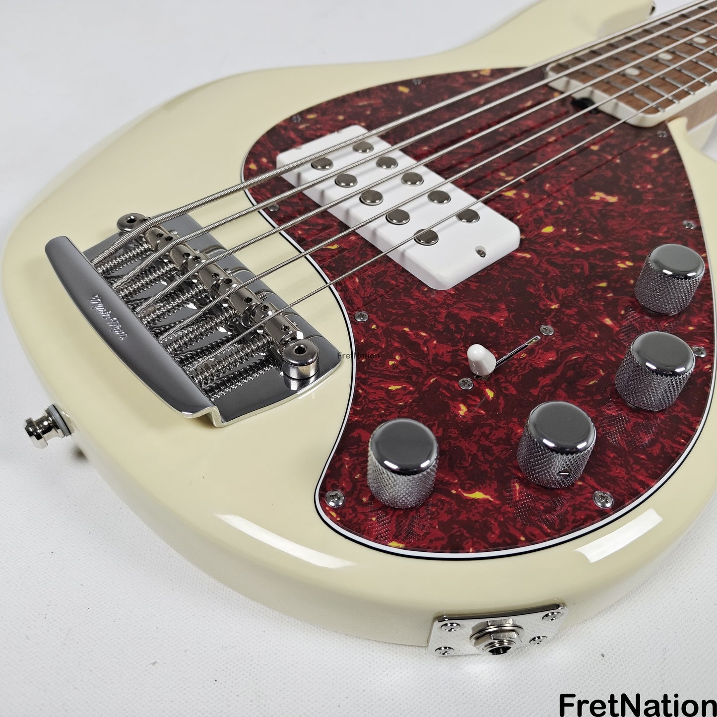 Fret Nation Ernie Ball Music Man Stingray 5-String Bass 30th Anniversary 10.46lbs E42813 - Pre-Owned