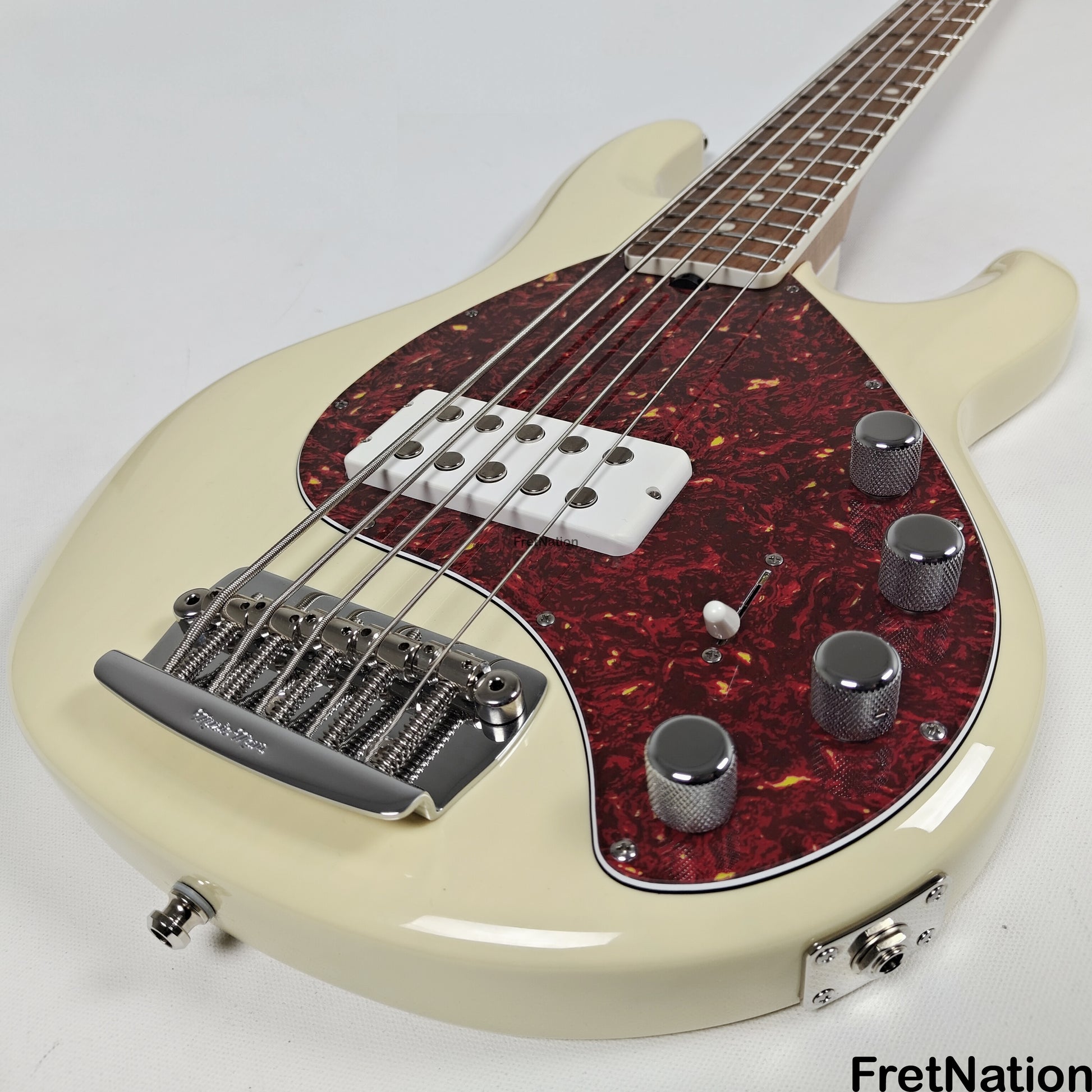 Fret Nation Ernie Ball Music Man Stingray 5-String Bass 30th Anniversary 10.46lbs E42813 - Pre-Owned