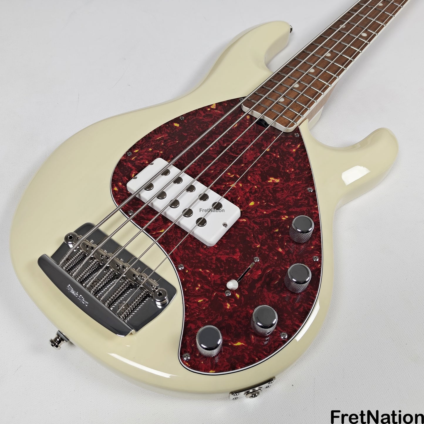 Fret Nation Ernie Ball Music Man Stingray 5-String Bass 30th Anniversary 10.46lbs E42813 - Pre-Owned