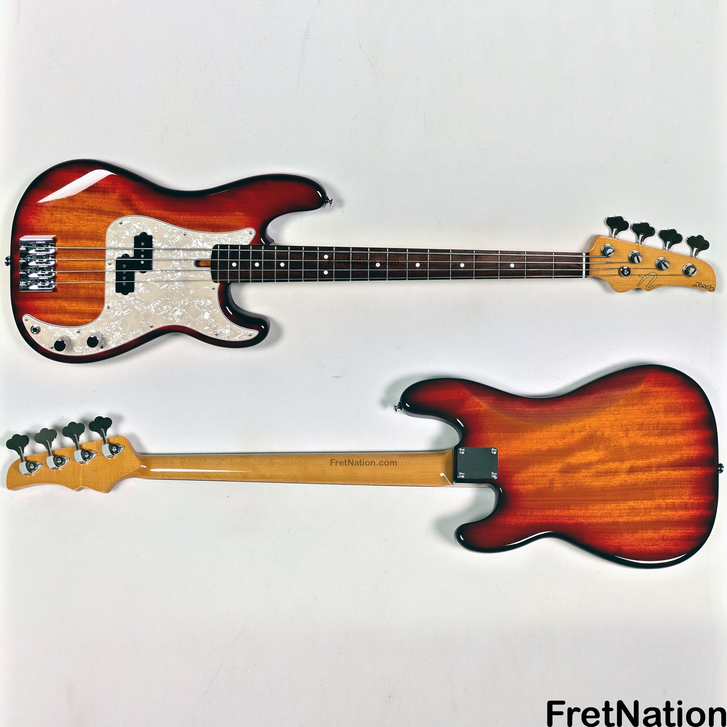 Fret Nation Nordy vP4 4-String Cherry Sunburst Bass Nordstrand NPV4 8.98lbs - Pre-Owned