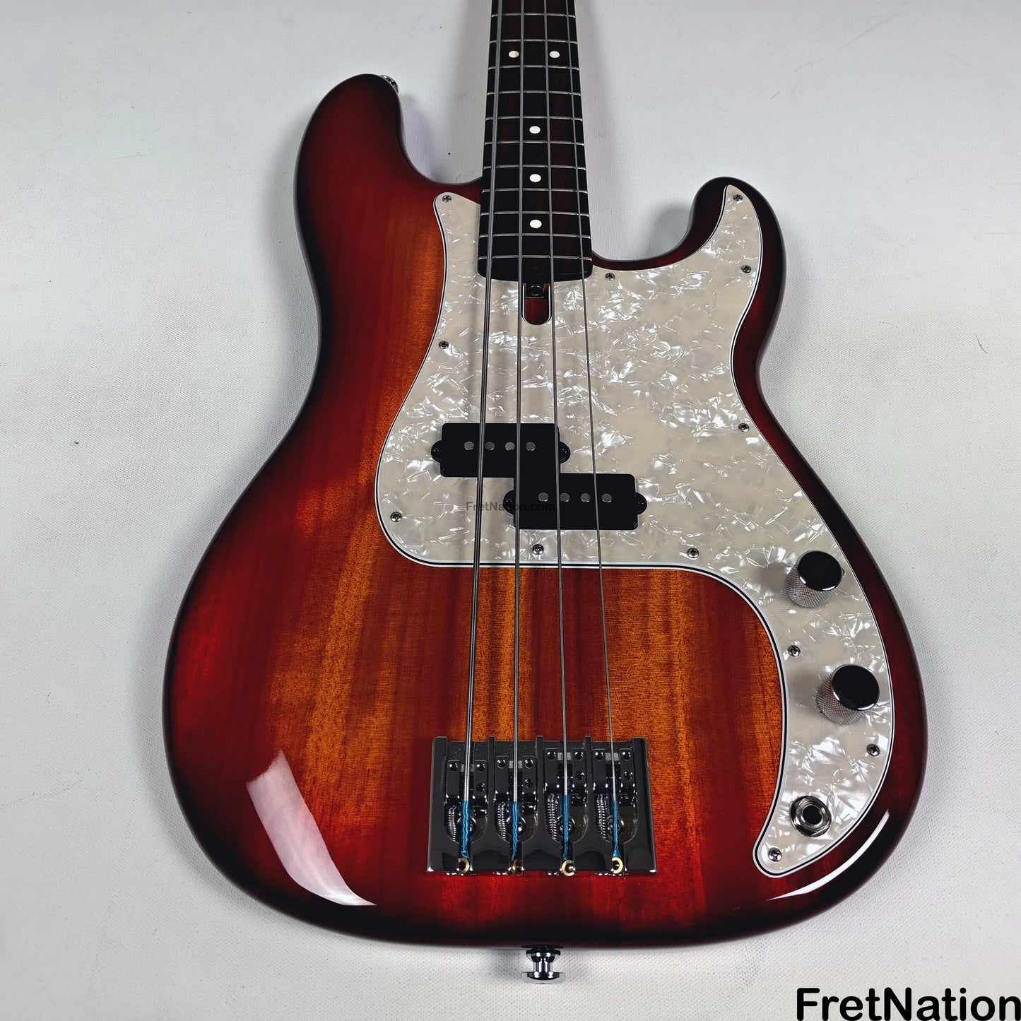 Fret Nation Nordy vP4 4-String Cherry Sunburst Bass Nordstrand NPV4 8.98lbs - Pre-Owned