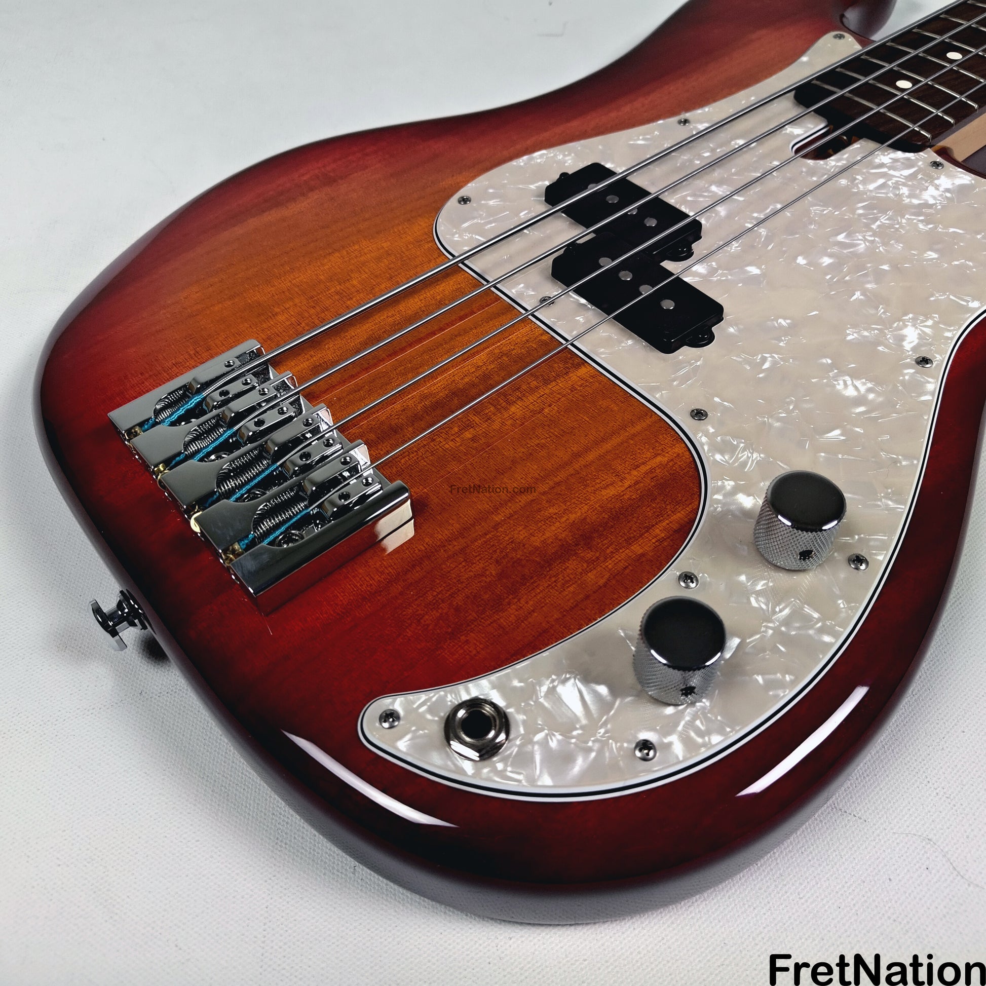 Fret Nation Nordy vP4 4-String Cherry Sunburst Bass Nordstrand NPV4 8.98lbs - Pre-Owned