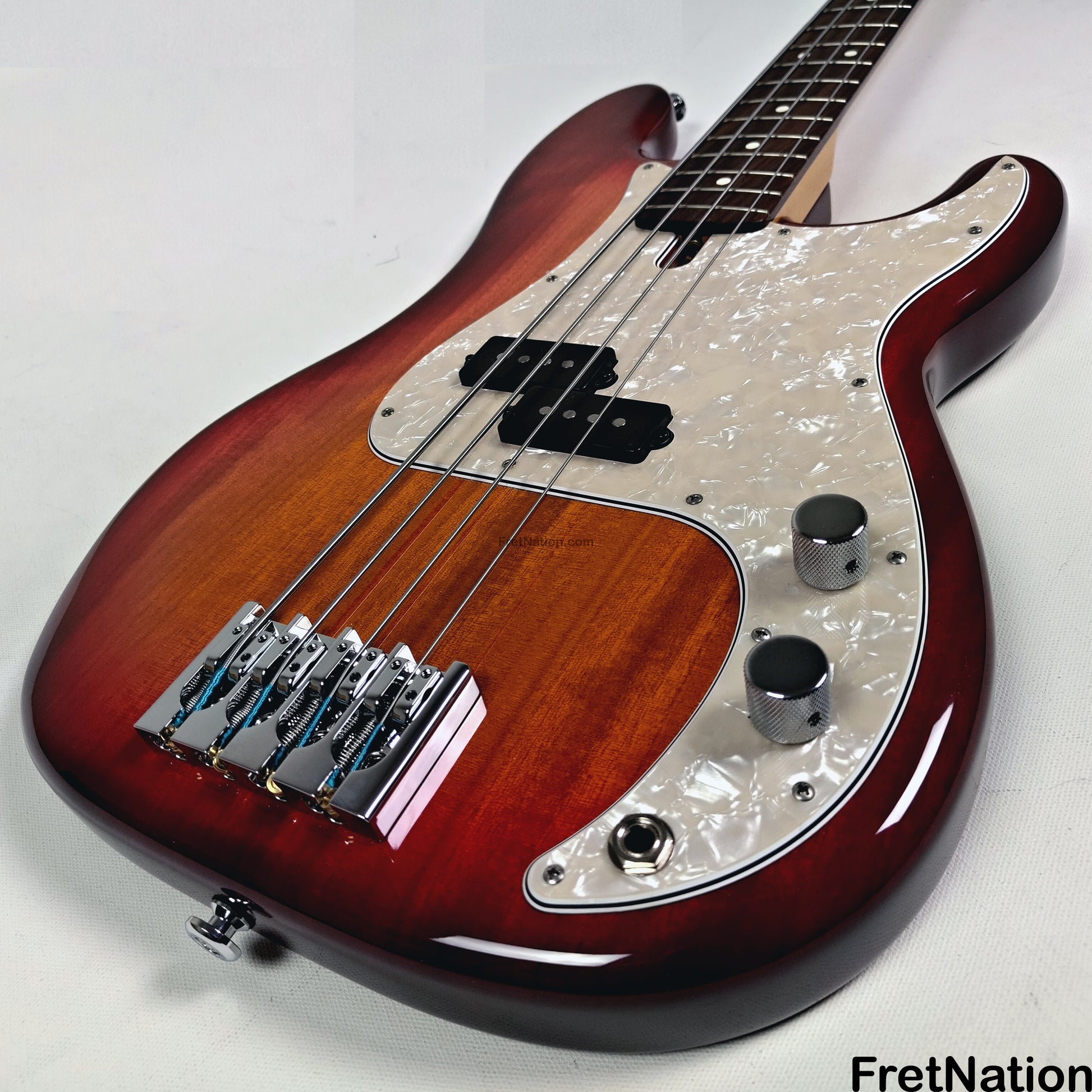 Fret Nation Nordy vP4 4-String Cherry Sunburst Bass Nordstrand NPV4 8.98lbs - Pre-Owned