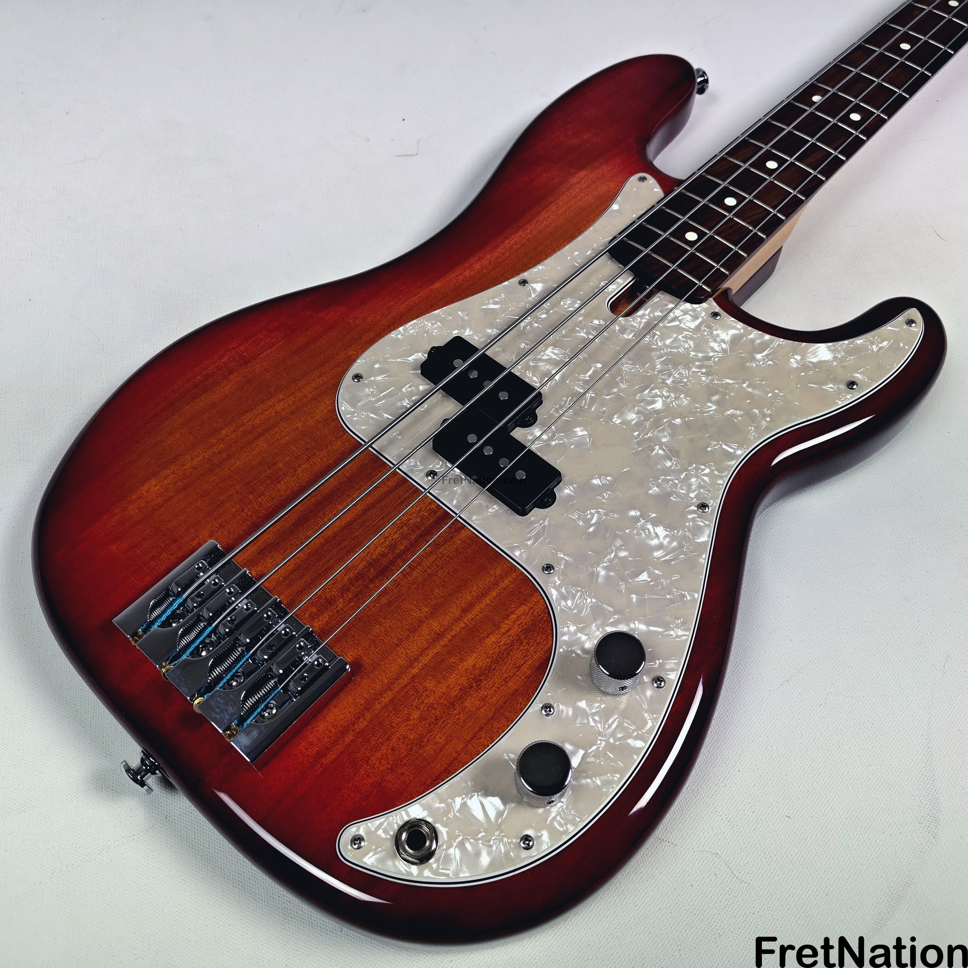 Fret Nation Nordy vP4 4-String Cherry Sunburst Bass Nordstrand NPV4 8.98lbs - Pre-Owned
