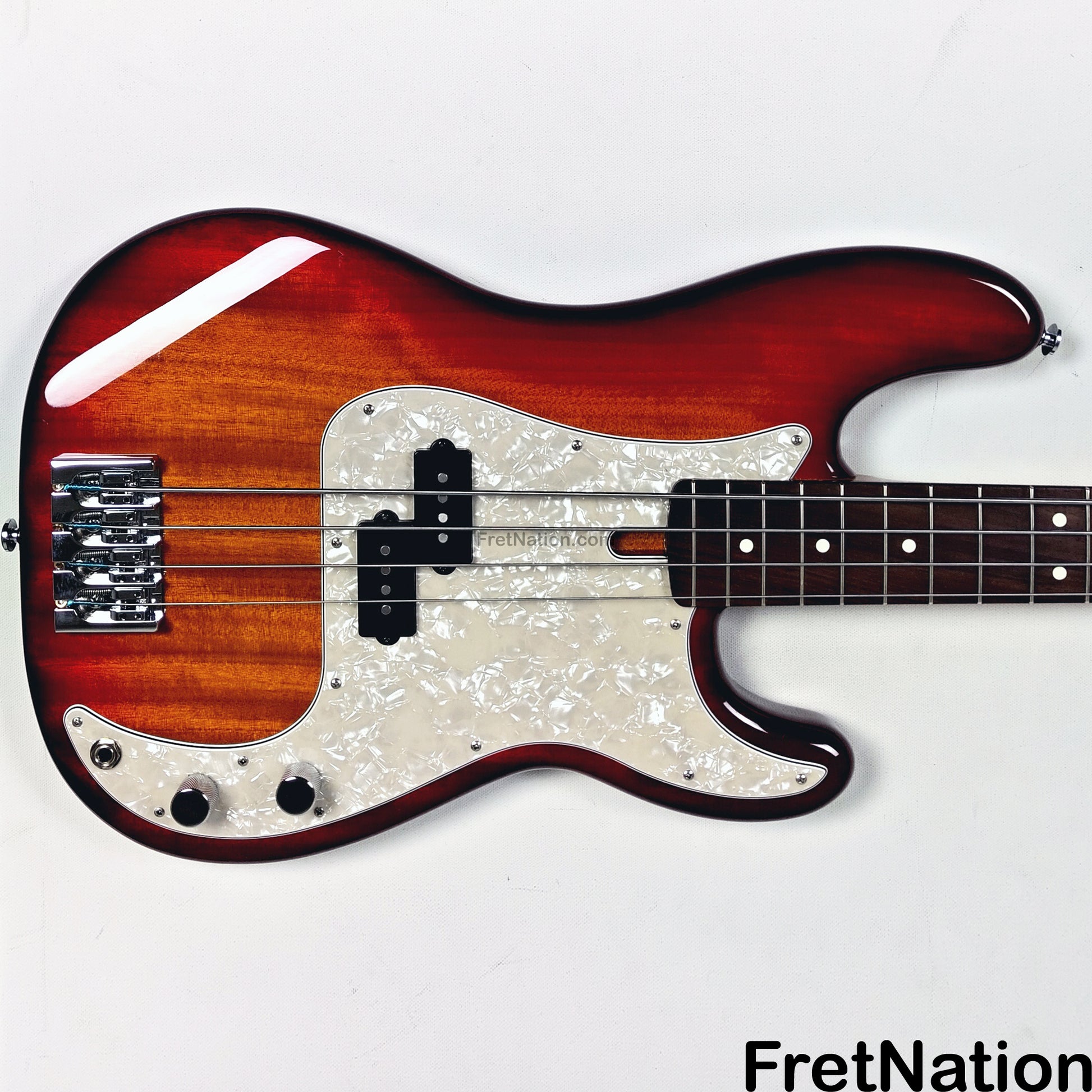 Fret Nation Nordy vP4 4-String Cherry Sunburst Bass Nordstrand NPV4 8.98lbs - Pre-Owned