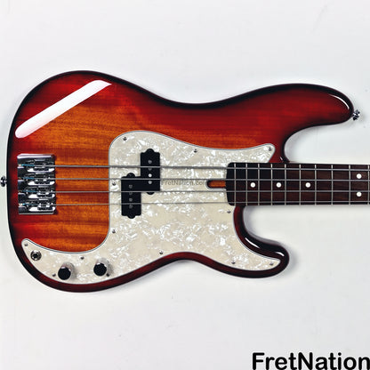 Fret Nation Nordy vP4 4-String Cherry Sunburst Bass Nordstrand NPV4 8.98lbs - Pre-Owned