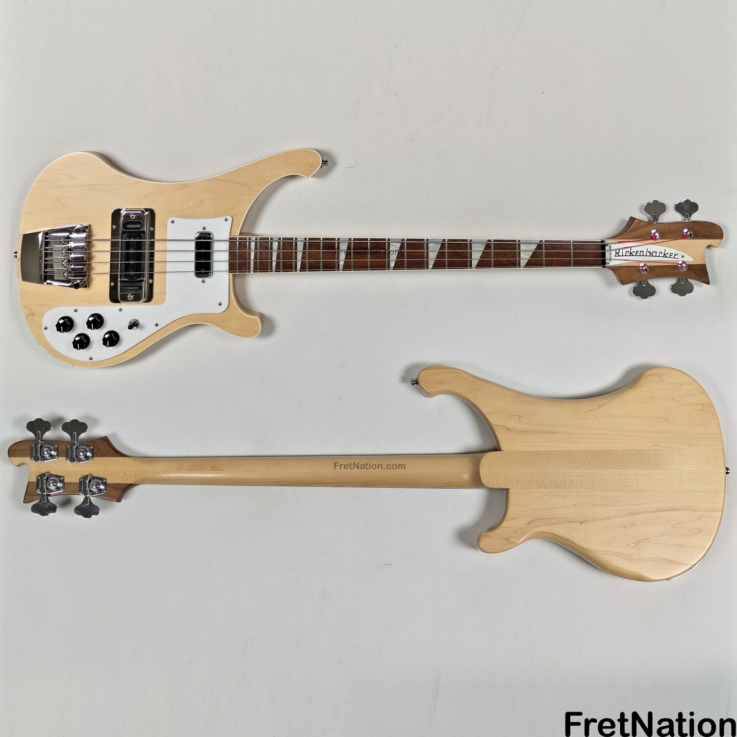 Fret Nation Rickenbacker 4003 Satin Maple Glo 4-String Bass 9.30lbs 2020 #35766-20 Pre-Owned