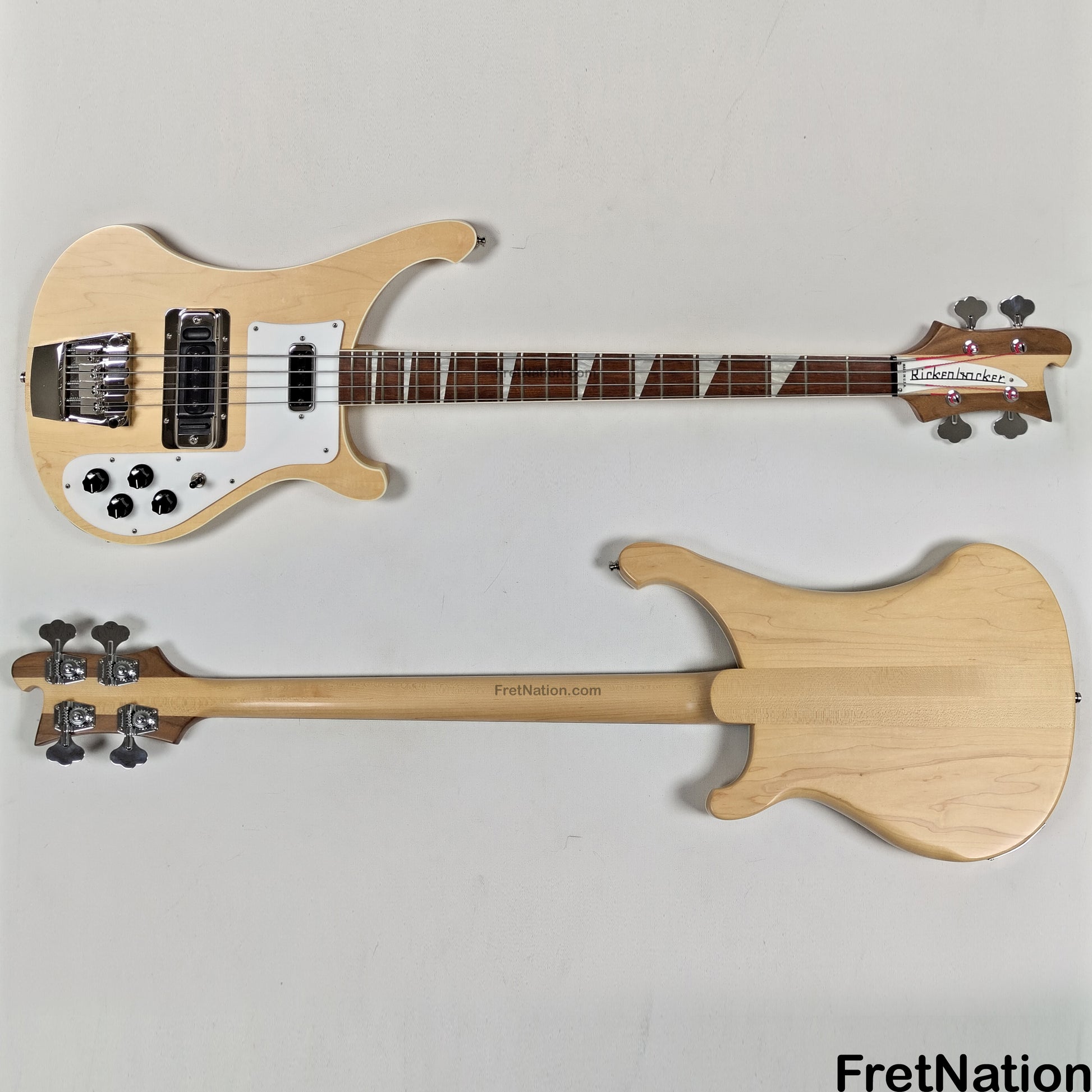 Fret Nation Rickenbacker 4003 Satin Maple Glo 4-String Bass 9.30lbs 2020 #35766-20 Pre-Owned