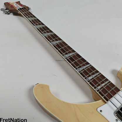 Fret Nation Rickenbacker 4003 Satin Maple Glo 4-String Bass 9.30lbs 2020 #35766-20 Pre-Owned
