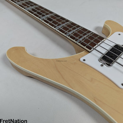 Fret Nation Rickenbacker 4003 Satin Maple Glo 4-String Bass 9.30lbs 2020 #35766-20 Pre-Owned
