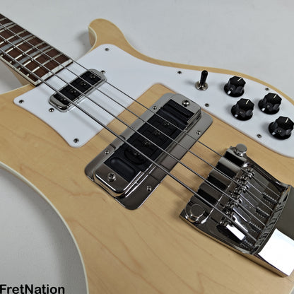 Fret Nation Rickenbacker 4003 Satin Maple Glo 4-String Bass 9.30lbs 2020 #35766-20 Pre-Owned