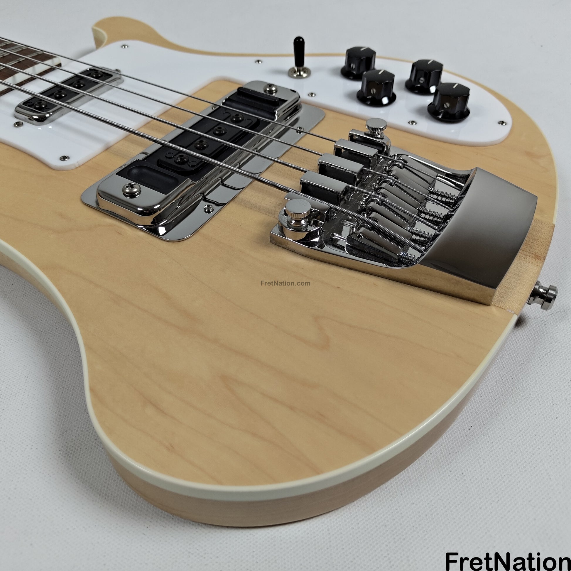 Fret Nation Rickenbacker 4003 Satin Maple Glo 4-String Bass 9.30lbs 2020 #35766-20 Pre-Owned