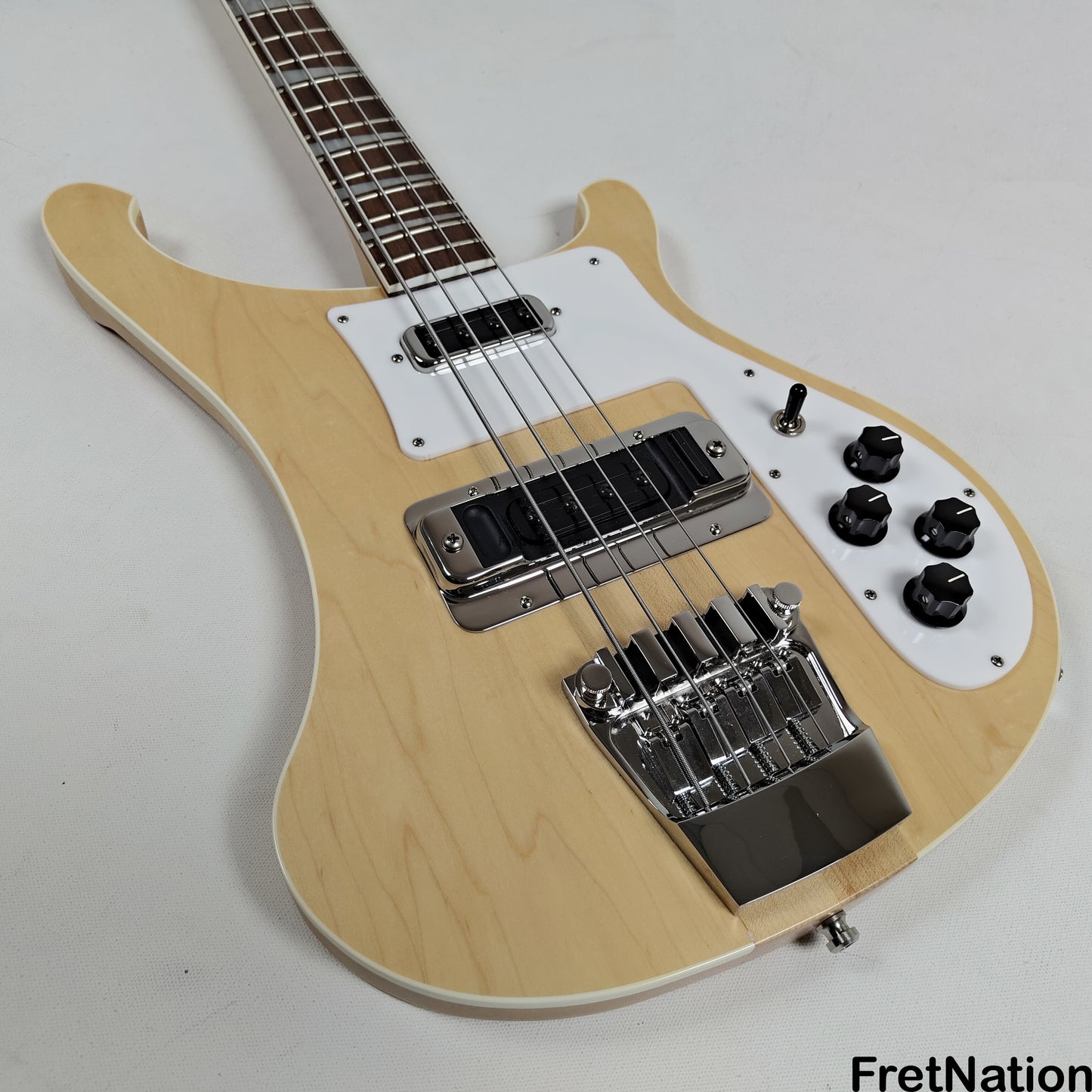 Fret Nation Rickenbacker 4003 Satin Maple Glo 4-String Bass 9.30lbs 2020 #35766-20 Pre-Owned