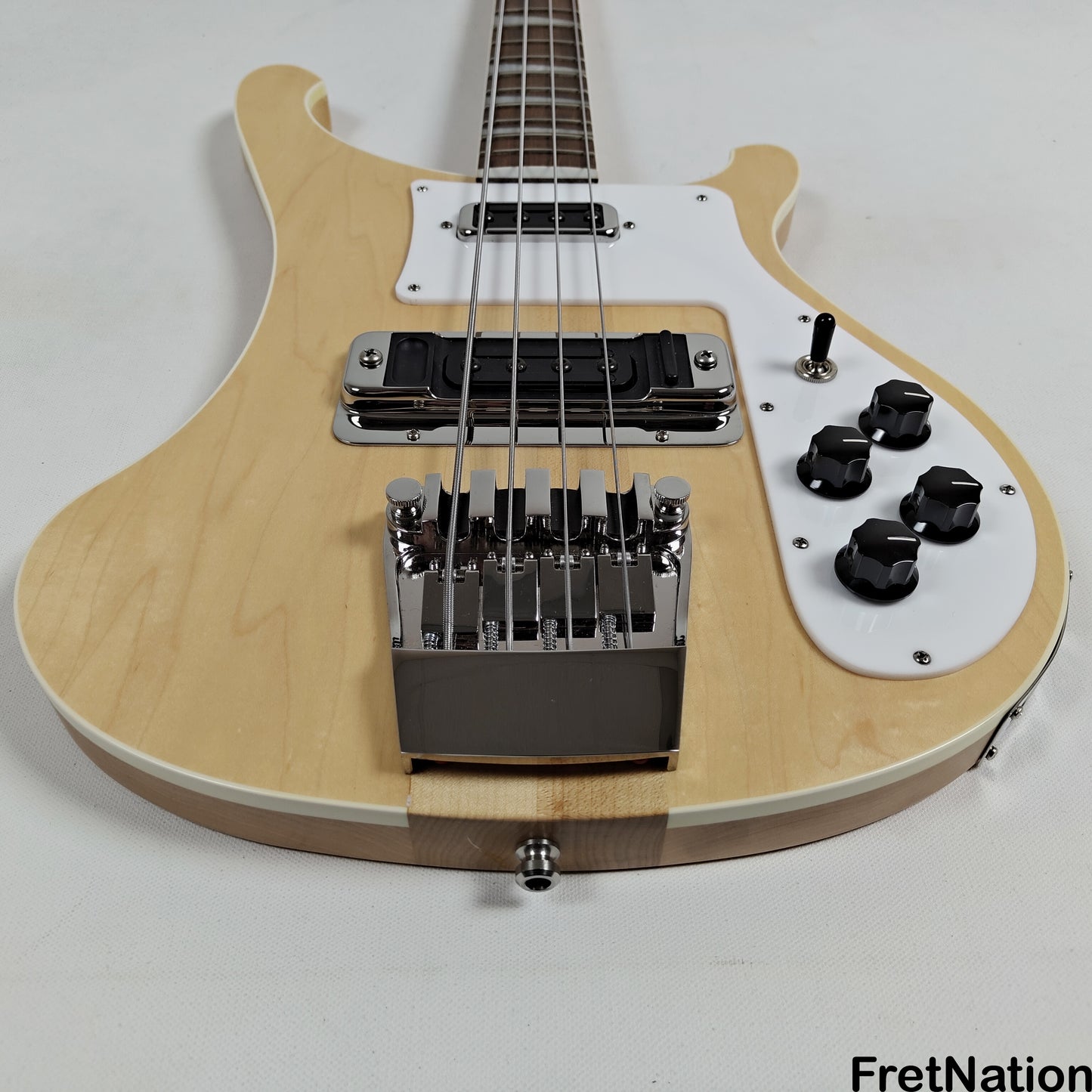 Fret Nation Rickenbacker 4003 Satin Maple Glo 4-String Bass 9.30lbs 2020 #35766-20 Pre-Owned