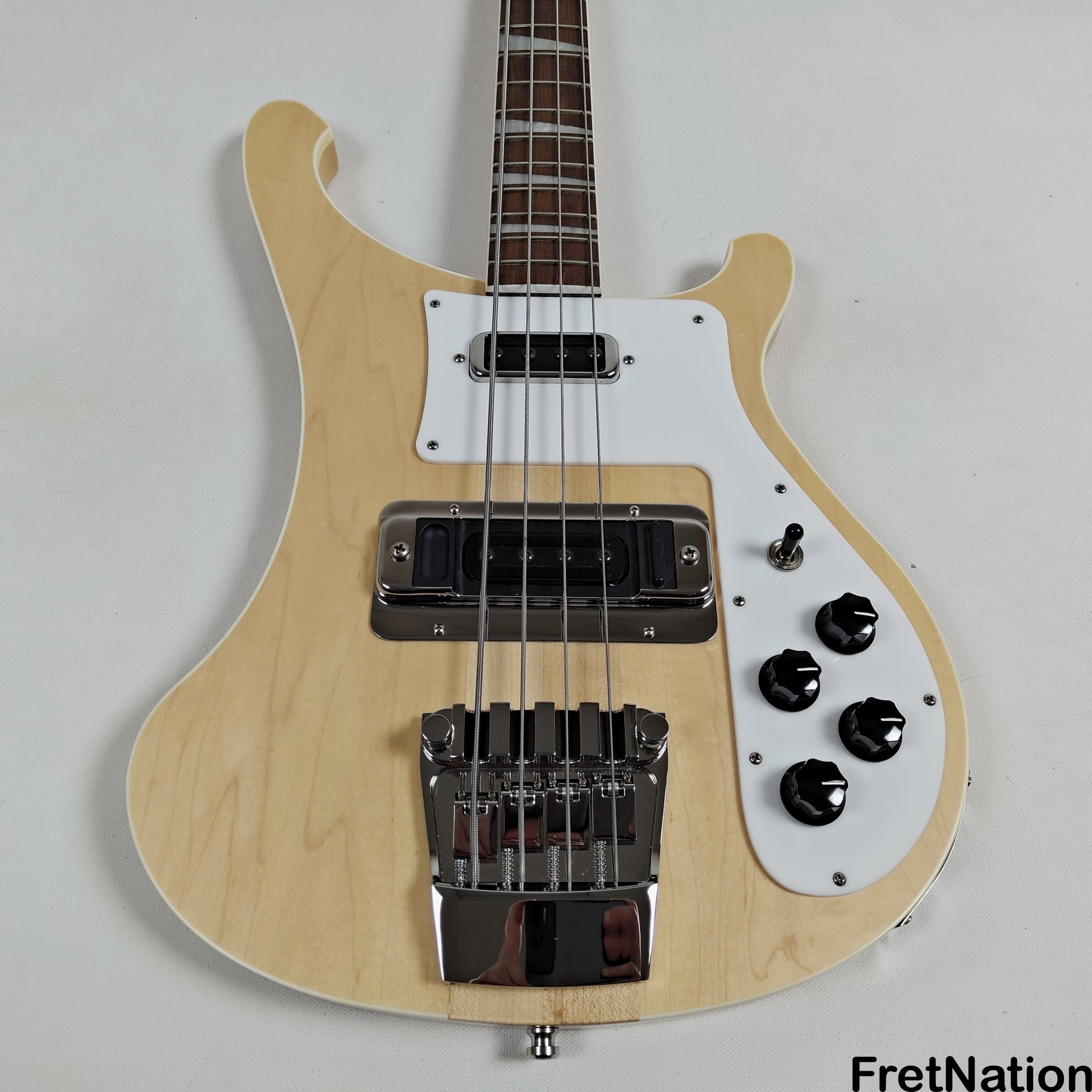 Fret Nation Rickenbacker 4003 Satin Maple Glo 4-String Bass 9.30lbs 2020 #35766-20 Pre-Owned