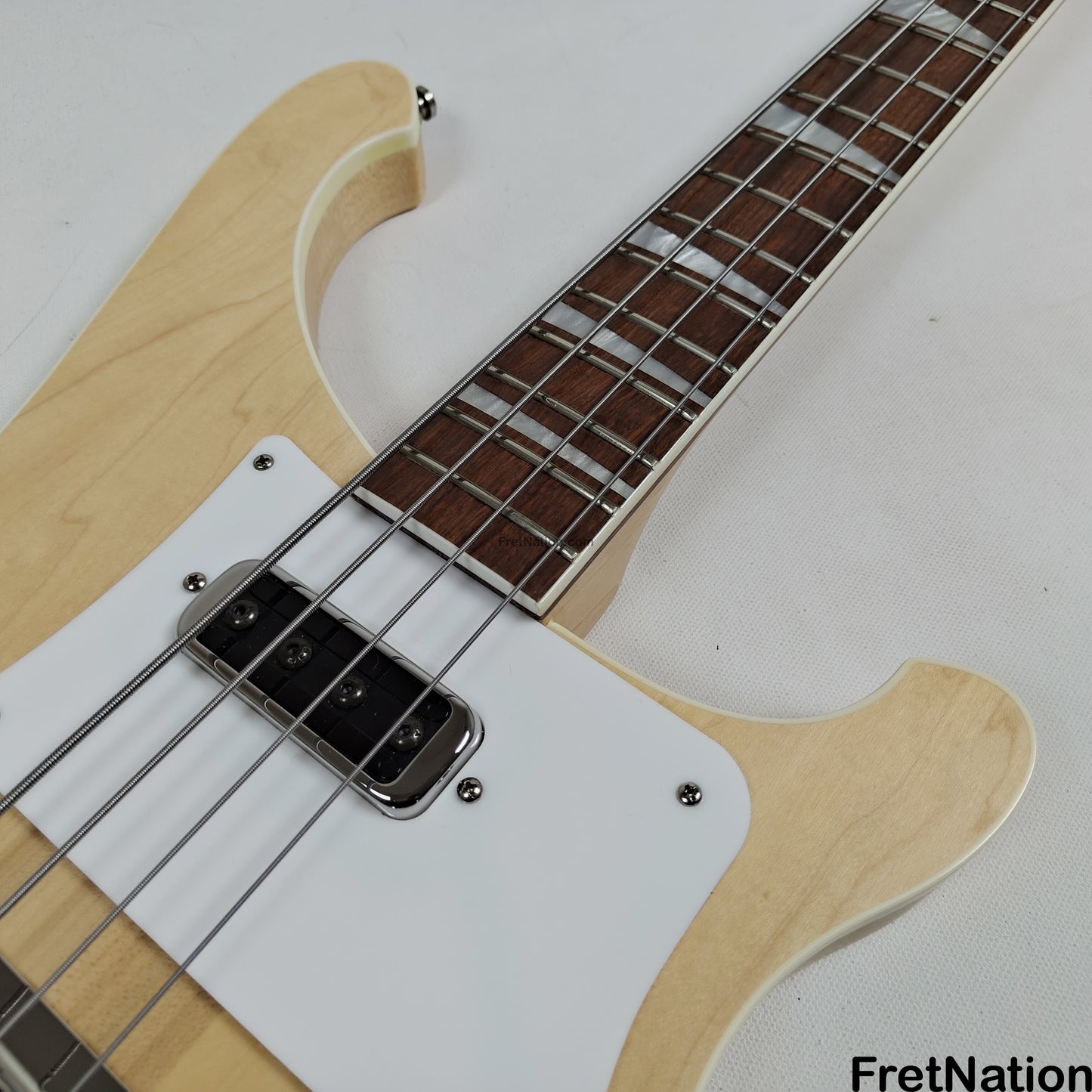 Fret Nation Rickenbacker 4003 Satin Maple Glo 4-String Bass 9.30lbs 2020 #35766-20 Pre-Owned