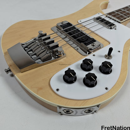 Fret Nation Rickenbacker 4003 Satin Maple Glo 4-String Bass 9.30lbs 2020 #35766-20 Pre-Owned