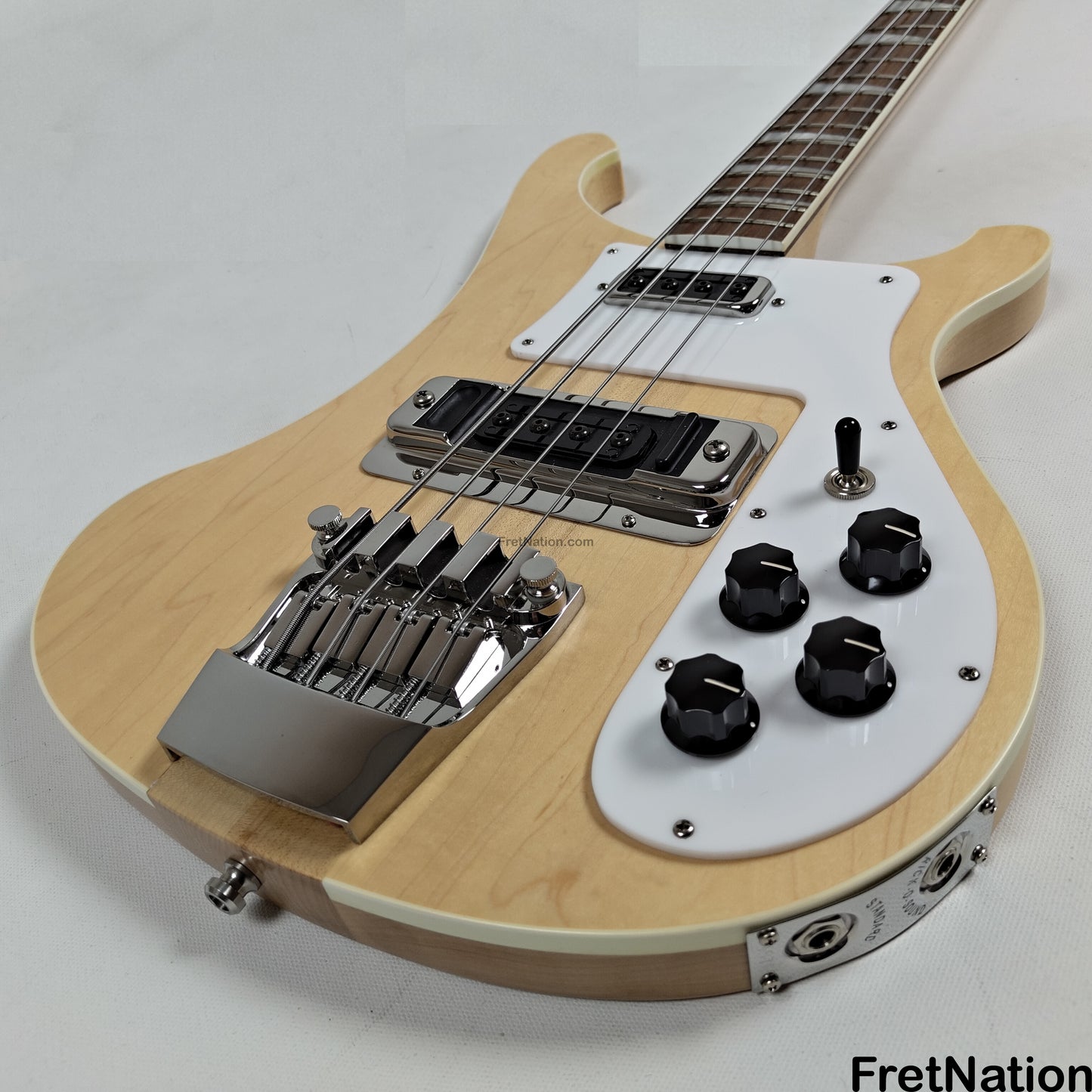 Fret Nation Rickenbacker 4003 Satin Maple Glo 4-String Bass 9.30lbs 2020 #35766-20 Pre-Owned