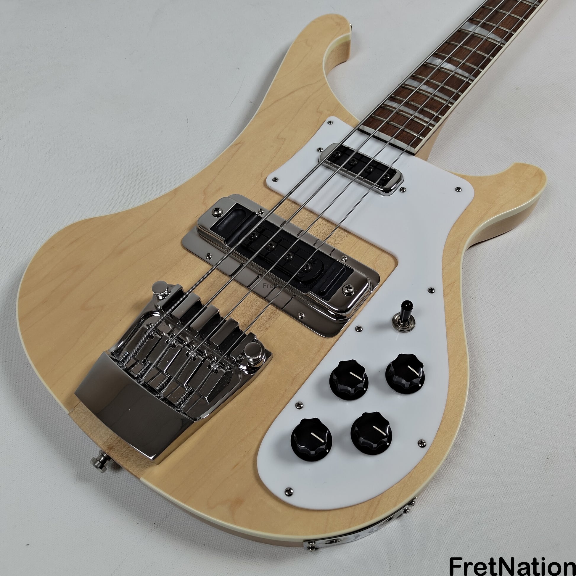 Fret Nation Rickenbacker 4003 Satin Maple Glo 4-String Bass 9.30lbs 2020 #35766-20 Pre-Owned