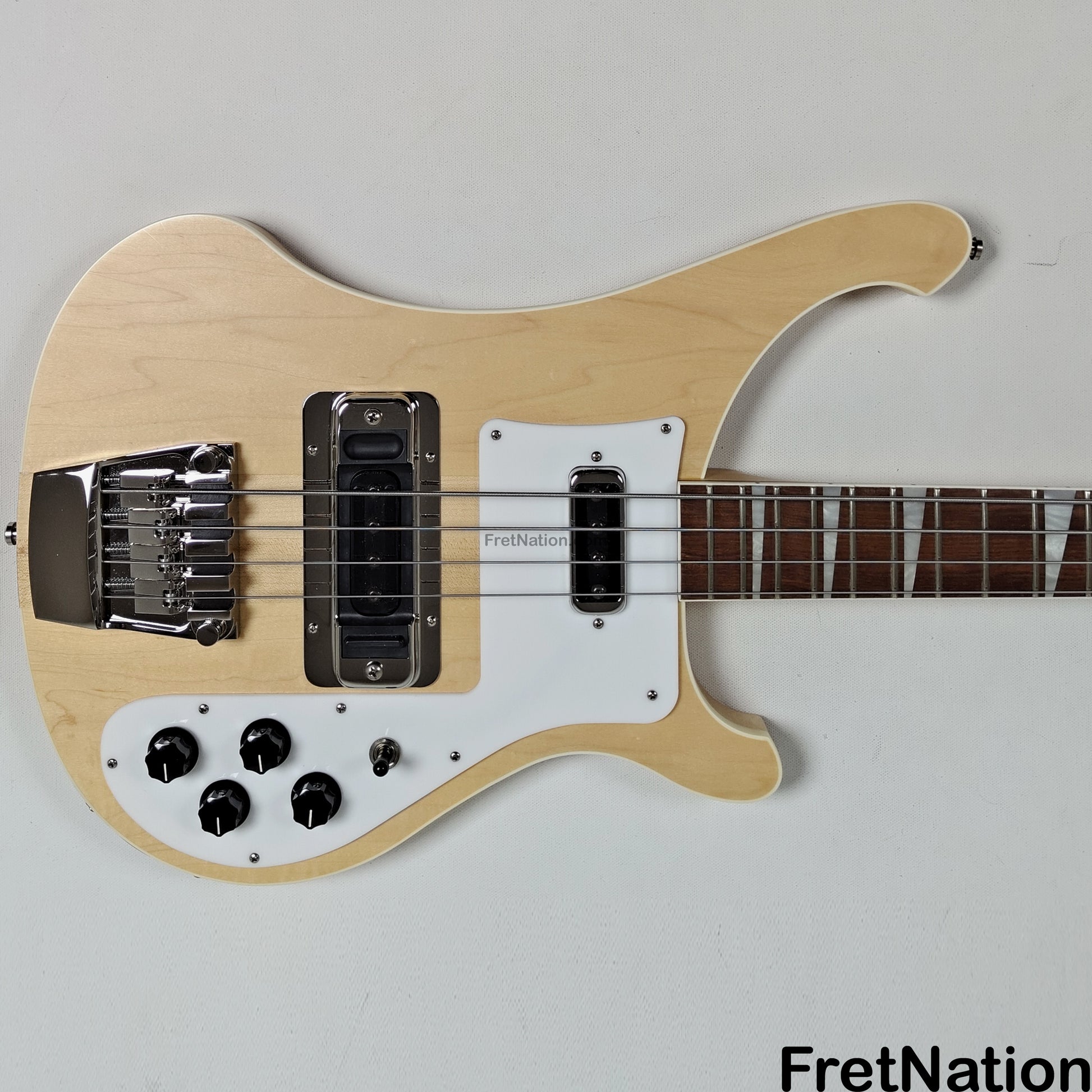 Fret Nation Rickenbacker 4003 Satin Maple Glo 4-String Bass 9.30lbs 2020 #35766-20 Pre-Owned