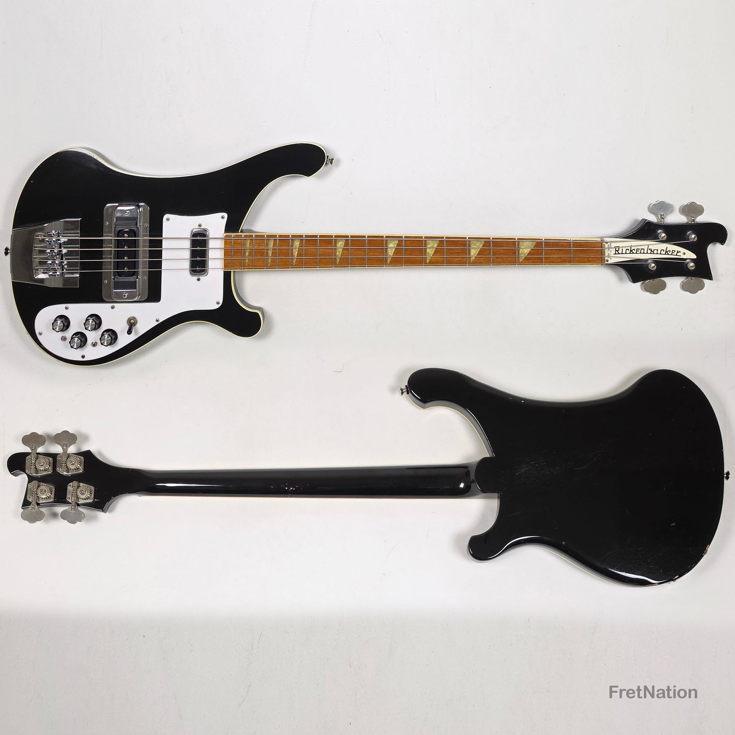 Fret Nation Rickenbacker 4001 JetGlo 4-String Bass 10.20lbs 1976 #PI-6183 Pre-Owned