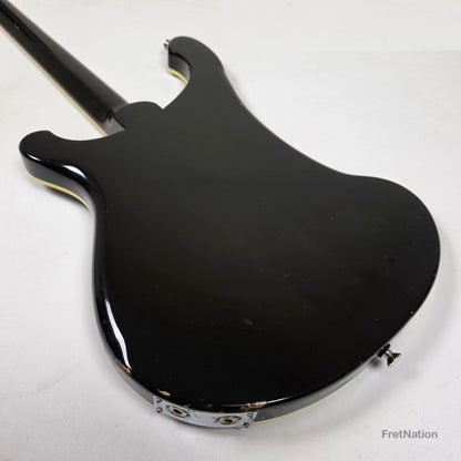 Fret Nation Rickenbacker 4001 JetGlo 4-String Bass 10.20lbs 1976 #PI-6183 Pre-Owned