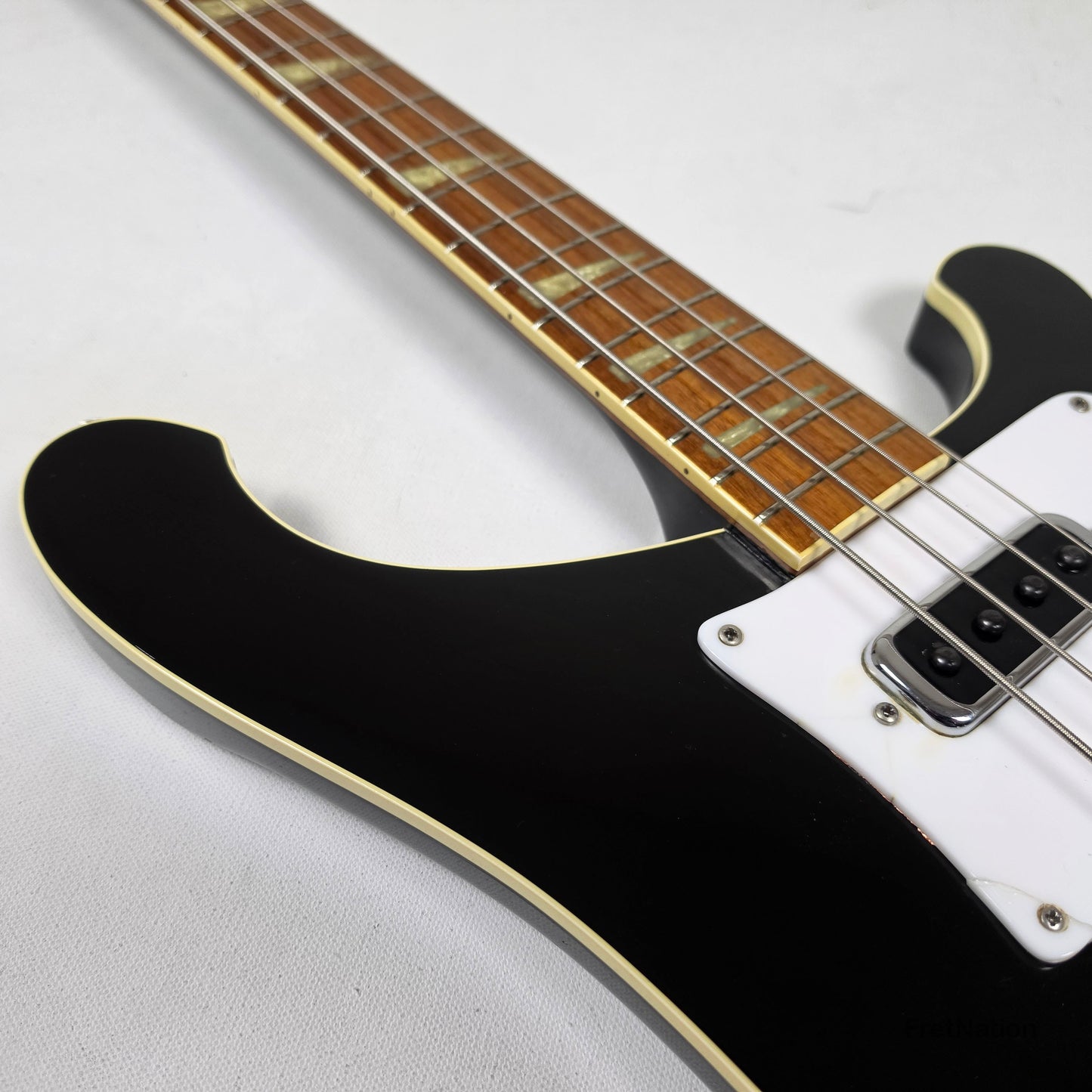 Fret Nation Rickenbacker 4001 JetGlo 4-String Bass 10.20lbs 1976 #PI-6183 Pre-Owned