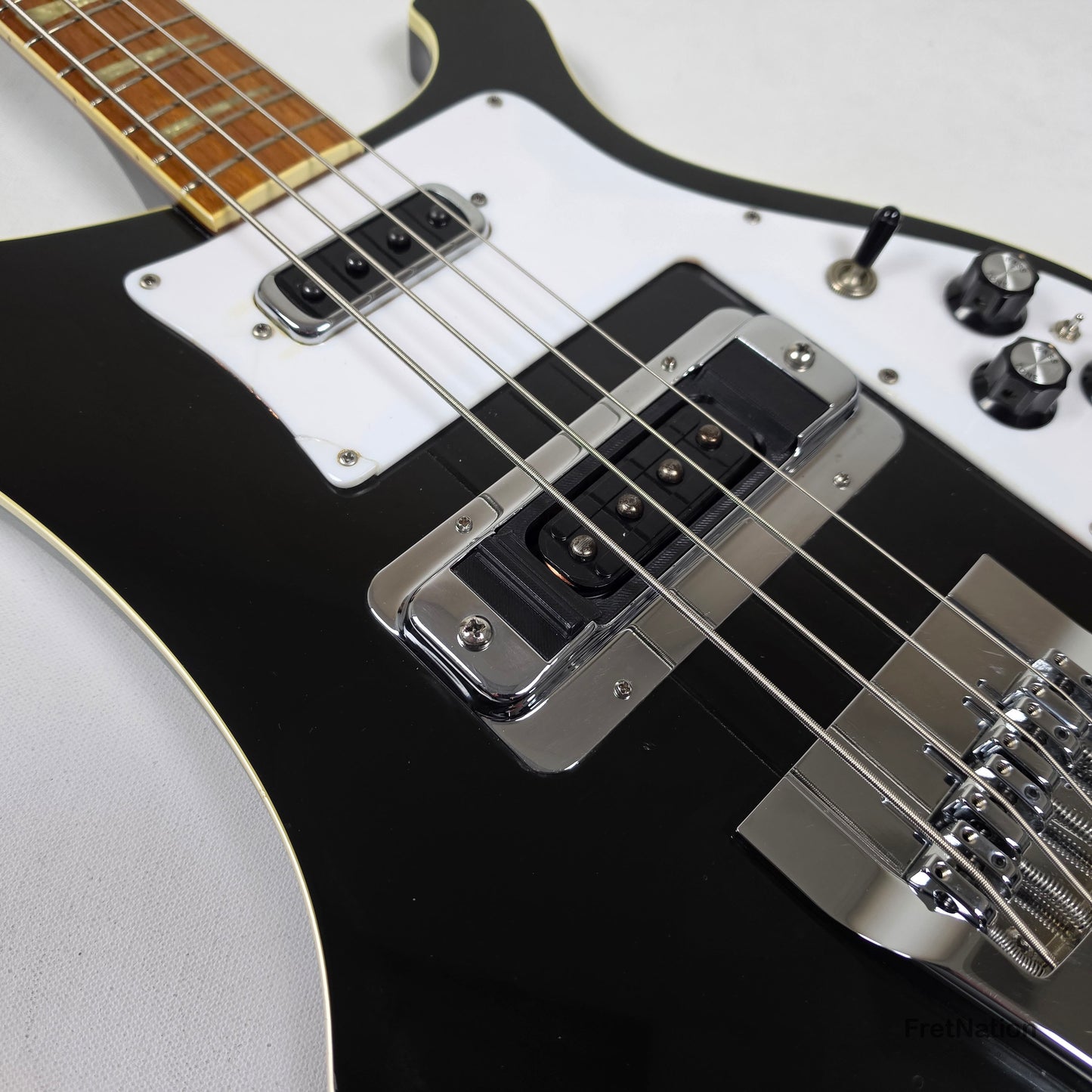 Fret Nation Rickenbacker 4001 JetGlo 4-String Bass 10.20lbs 1976 #PI-6183 Pre-Owned