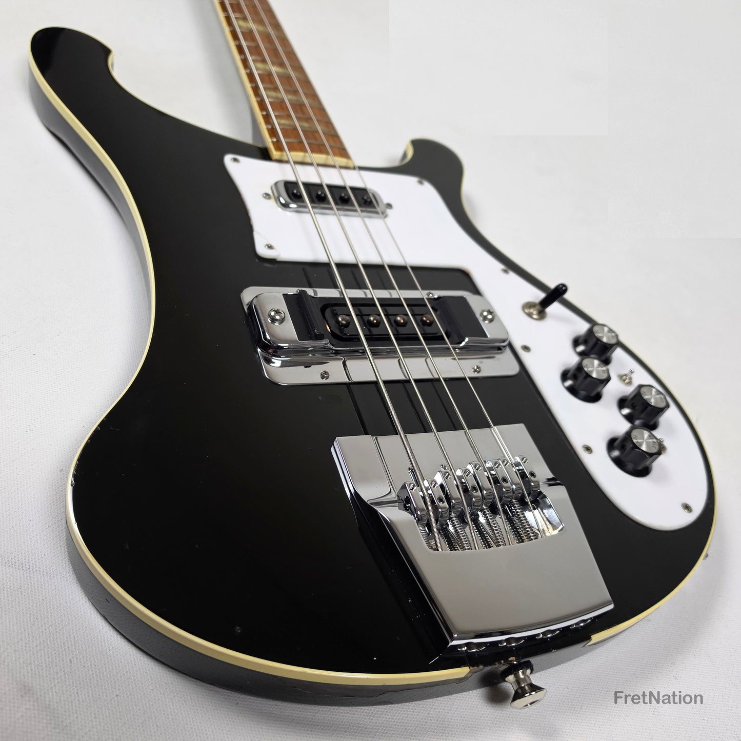 Fret Nation Rickenbacker 4001 JetGlo 4-String Bass 10.20lbs 1976 #PI-6183 Pre-Owned