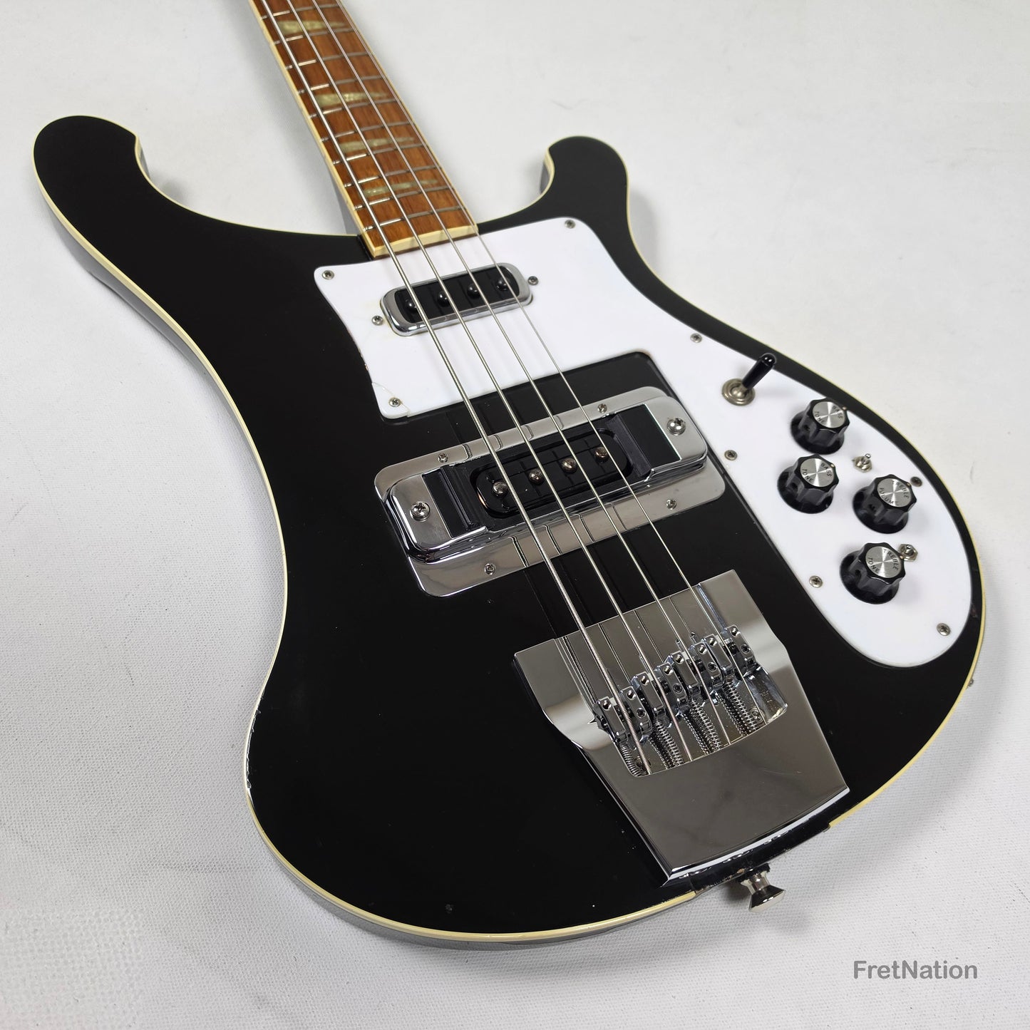 Fret Nation Rickenbacker 4001 JetGlo 4-String Bass 10.20lbs 1976 #PI-6183 Pre-Owned